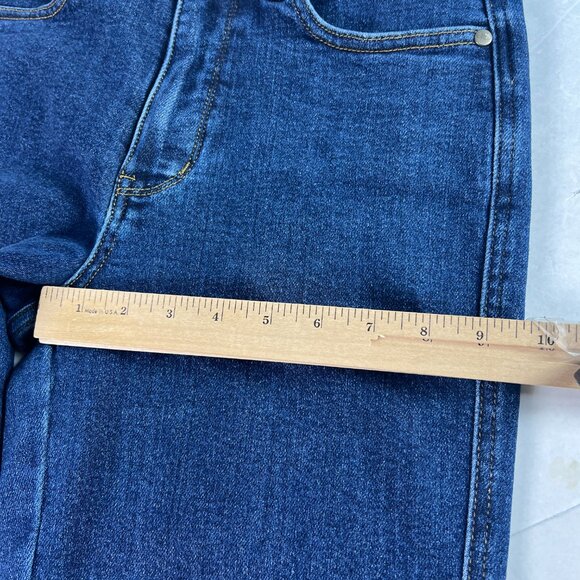 Judy Blue Jeans Women's 29x29* Straight High Rise Dark Blue Stretch Denim Tag 28 - Picture 14 of 16